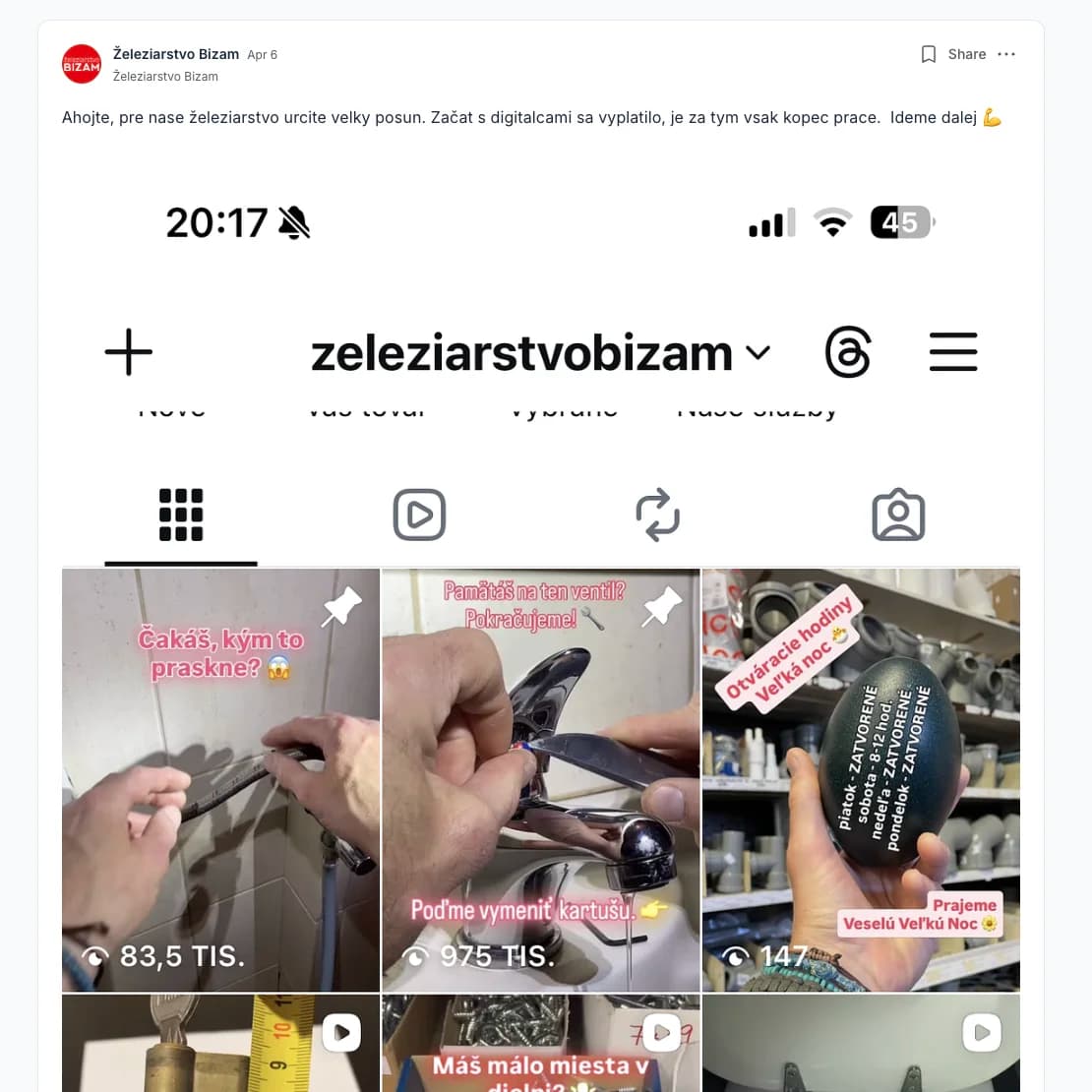 Železiarstvo Bizam